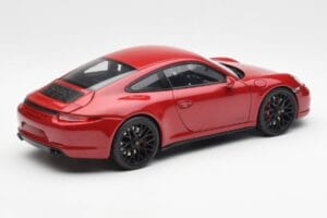 Porsche 911 991 Carrera GTS Carmine Rood Schuco 1:18 450039000 Metaal — afbeelding 3 van 8