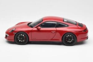 Porsche 911 991 Carrera GTS Carmine Rood Schuco 1:18 450039000 Metaal — afbeelding 4 van 8