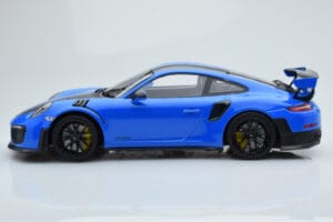 Porsche 911 GT2 RS 991.2 Weissach Package Blauw Zwarte Magnesium Velgen Minichamps 1:18 153068316 Metaal — afbeelding 3 van 6