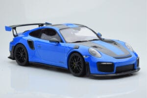 Porsche 911 GT2 RS 991.2 Weissach Package Blauw Zwarte Magnesium Velgen Minichamps 1:18 153068316 Metaal — afbeelding 4 van 6