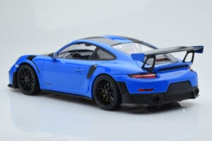 Porsche 911 GT2 RS 991.2 Weissach Package Blauw Zwarte Magnesium Velgen Minichamps 1:18 153068316 Metaal — afbeelding 5 van 6