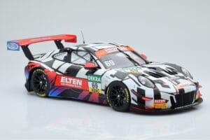 Porsche 911 GT3 R Iron Force by Ring Police #69 J. van Slooten / L. Luhr ADAC GT Masters 2018 Minichamps 1:18 153186969 Metaa — afbeelding 3 van 5