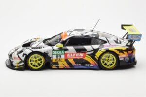 Porsche 911 991.2 GT3 R #69 Team Iron Force Racing Ring Police L. Luhr / M. Holzer ADAC GT Masters 2019 Minichamps 1:18 15319 — afbeelding 3 van 6