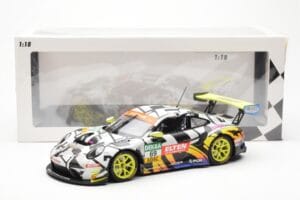 Porsche 911 991.2 GT3 R #69 Team Iron Force Racing Ring Police L. Luhr / M. Holzer ADAC GT Masters 2019 Minichamps 1:18 15319 — afbeelding 6 van 6