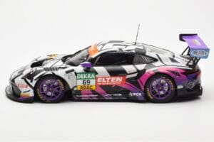 Porsche 911 991.2 GT3 R #69 Team Iron Force Racing Ring Police L. Luhr / J. Slooten ADAC GT Masters 2019 Minichamps 1:18 1531 — afbeelding 3 van 6