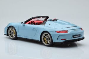Porsche 911 991.2 Speedster Meissen Blauw GT Spirit 1:18 GT408 Hars — afbeelding 5 van 6