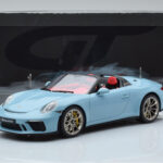Porsche 911 991.2 Speedster Meissen Blauw GT Spirit 1:18 - image 6 of 6