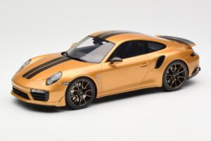 Porsche 911 991.2 Turbo S Exclusive Goud GT Spirit 1:18 GT444