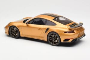 Porsche 911 991.2 Turbo S Exclusive Goud GT Spirit 1:18 GT444 Hars — afbeelding 5 van 6