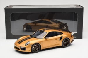 Porsche 911 991.2 Turbo S Exclusive Goud GT Spirit 1:18 GT444 Hars — afbeelding 6 van 6