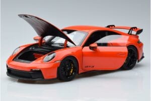 Porsche 911 992 GT3 Oranje Norev 1:18 187300 Metaal — afbeelding 2 van 7