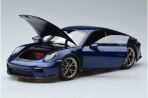 Porsche 911 992 GT3 Touring Package Blauw Metallic Norev 1:18 187302 Metaal — afbeelding 2 van 7