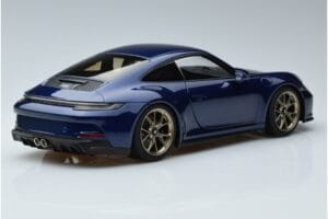 Porsche 911 992 GT3 Touring Package Blauw Metallic Norev 1:18 187302 Metaal — afbeelding 3 van 7
