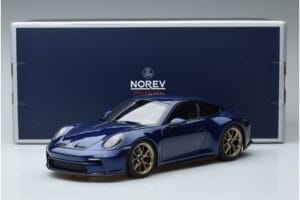 Porsche 911 992 GT3 Touring Package Blauw Metallic Norev 1:18 187302 Metaal — afbeelding 7 van 7