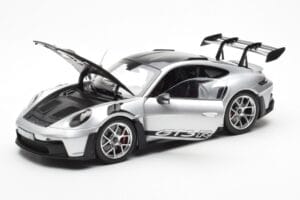 Porsche 911 992 GT3 Weissach Pack GT Zilver Metallic Norev 1:18 187366 Metaal — afbeelding 2 van 8
