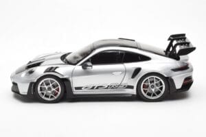 Porsche 911 992 GT3 Weissach Pack GT Zilver Metallic Norev 1:18 187366 Metaal — afbeelding 4 van 8