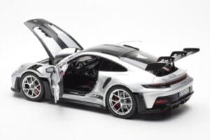 Porsche 911 992 GT3 Weissach Pack GT Zilver Metallic Norev 1:18 187366 Metaal — afbeelding 5 van 8