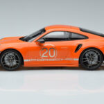 Porsche 911 992 Turbo S China 20th Anniversary Oranje Minichamps 1:18 - image 3 of 6