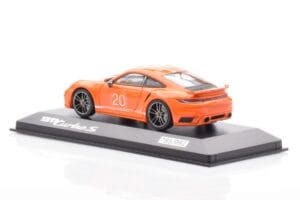 Porsche 911 992 Turbo S Gulf Oranje Minichamps 1:43 WAP0209060N002 Metaal — afbeelding 3 van 4