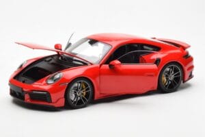 Porsche 911 992 Turbo S Sport Design Rood Minichamps 1:18 113069078 Metaal — afbeelding 2 van 8