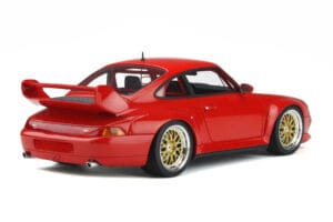 Porsche 911 993 Carrera 3.8 RSR Rood GT Spirit 1:18 GT366 Hars — afbeelding 2 van 5