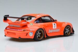 Porsche 911 993 RWB Jagermeister Asia Edition GT Spirit 1:18 KJ039 Hars — afbeelding 2 van 6