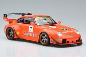 Porsche 911 993 RWB Jagermeister Asia Edition GT Spirit 1:18 KJ039 Hars — afbeelding 4 van 6