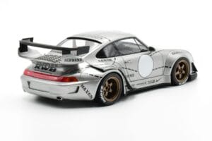 Porsche 911 993 RWB Zilver Phantom Asia Edition GT Spirit 1:18 CLDC017 Hars — afbeelding 2 van 6