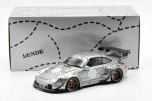 Porsche 911 993 RWB Zilver Phantom Asia Edition GT Spirit 1:18 CLDC017 Hars — afbeelding 6 van 6