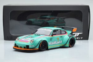Porsche 911 993 RWB Vaillant GT Spirit 1:18 GT869 Hars — afbeelding 6 van 6