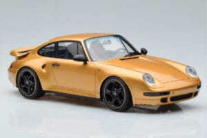 Porsche 911 993 Turbo S Project Gold GT Spirit 1:18 GT836 Hars — afbeelding 4 van 6