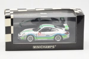 Porsche 911 996 GT3 Cup #57 M. Snow IMSA GT3 Challenge 2008 Minichamps 1:43 400086757 Metaal — afbeelding 4 van 4