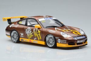 Porsche 911 996 GT3 Cup M. Marsh Carrera Cup Asia Winner 2004 AUTOart 1:18 80489 Metaal — afbeelding 5 van 7