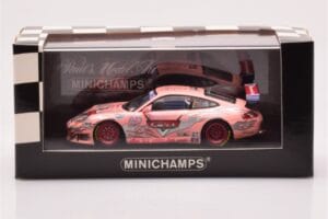 Porsche 911 996 GT3 RS Pink Sally #45 Petty / Jeanette Phoenix 250 2004 Minichamps 1:43 400046945 Metaal — afbeelding 4 van 4