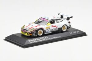 Porsche 911 996 GT3 RS Siemens #50 M. Ortelli / M. Lieb / R. Dumas 24 Hours of Spa 2003 Winners Minichamps 1:43 400036950 Met — afbeelding 2 van 4