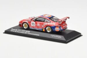 Porsche 911 996 GT3 RSR Gulf #73 Lambert / Lefort / Palttala 1000km Spa 2005 Minichamps 1:43 400056473 Metaal — afbeelding 3 van 4