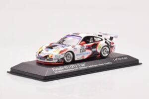 Porsche 911 997 GT3 Cup #124 Mattheus / Geoffroy / Vanbellingen / Fumal 24 Hours of Spa 2005 Minichamps 1:43 400056224 Metaal — afbeelding 2 van 4