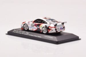 Porsche 911 997 GT3 Cup #124 Mattheus / Geoffroy / Vanbellingen / Fumal 24 Hours of Spa 2005 Minichamps 1:43 400056224 Metaal — afbeelding 3 van 4