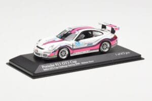 Porsche 911 997 GT3 Cup #56 M. Snow IMSA GT3 Challenge 2008 Minichamps 1:43 400086456 Metaal — afbeelding 2 van 4