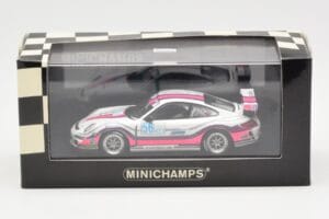 Porsche 911 997 GT3 Cup #56 M. Snow IMSA GT3 Challenge 2008 Minichamps 1:43 400086456 Metaal — afbeelding 4 van 4