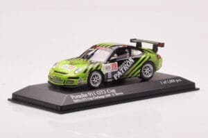 Porsche 911 997 GT3 Cup #8 E. Brown IMSA GT3 Challenge 2009 Minichamps 1:43 400096708 Metaal — afbeelding 2 van 4