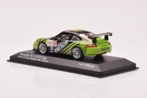 Porsche 911 997 GT3 Cup #8 E. Brown IMSA GT3 Challenge 2009 Minichamps 1:43 400096708 Metaal — afbeelding 3 van 4