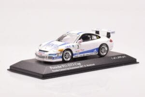 Porsche 911 997 GT3 Cup Porsche Carrera Cup #3 R. Westbrook 2007 Minichamps 1:43 400076483 Metaal — afbeelding 2 van 4