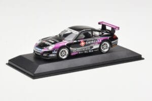 Porsche 911 997 GT3 Cup Swissvax #30 K. Sasaki Carrera Cup Asia Macau 2007 Minichamps 1:43 400076430 Metaal — afbeelding 2 van 4