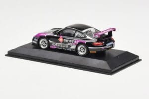 Porsche 911 997 GT3 Cup Swissvax #30 K. Sasaki Carrera Cup Asia Macau 2007 Minichamps 1:43 400076430 Metaal — afbeelding 3 van 4