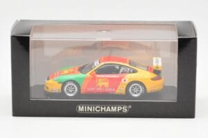 Porsche 911 997 GT3 Cup Visit Sri Lanka #6 D. Malagamuwa Carrera Cup Asia Macau 2007 Minichamps 1:43 400076406 Metaal — afbeelding 4 van 4