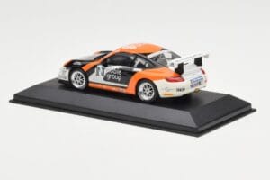 Porsche 911 997 GT3 Cup Noble Group #6 D. Watts Carrera Cup GB 2009 Minichamps 1:43 400076409 Metaal — afbeelding 3 van 4