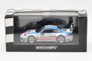 Porsche 911 997 GT3 R Cybernet #123 Fumal / Thiry / Rosenlad / Lefort 24 Hours of Spa 2011 Minichamps 1:43 400118923 Metaal — afbeelding 4 van 4