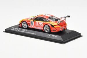 Porsche 911 997 GT3 R ITAS #18 De Lorenzi / Bonetti / Caccia / Bontempelli 24 Hours of Spa 2011 Minichamps 1:43 400118918 Met — afbeelding 3 van 4