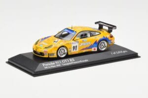 Porsche 911 997 GT3 RS T2M #91 Yamagishi / Fournoux / Konopka 24 Hours of Le Mans 2006 Minichamps 1:43 400066991 Metaal — afbeelding 2 van 4